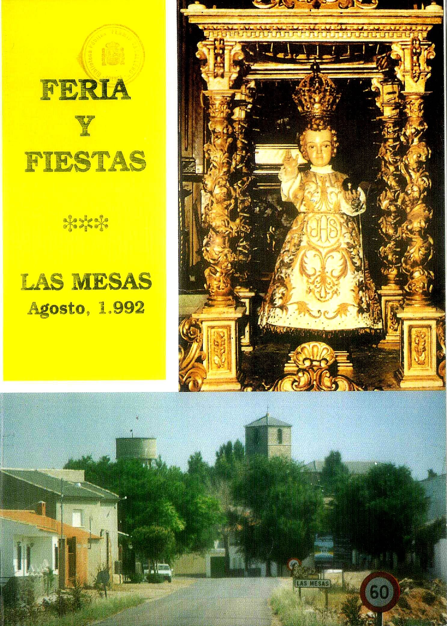 Fiestas patronales en honor del Niño de la Bola 1992 Las Mesas
